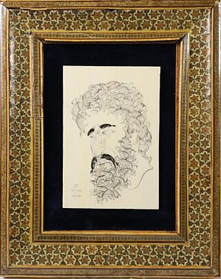Ahmed Omoumi "Portrait of Bearded Man"