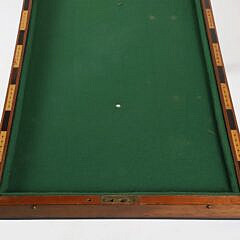 French Bagatelle Game Box, 19th Century, on Contemporary Custom Frame