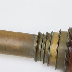 5-Draw Brass and Wood Spyglass, 19th Century