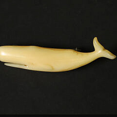 Charlie Sayle Sr. Miniature Carved Whale Pin