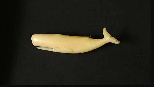 Charlie Sayle Sr. Miniature Carved Whale Pin
