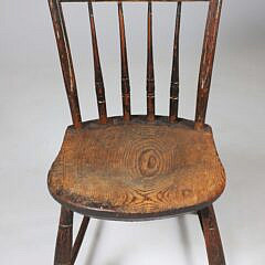 American Child’s Decorated Windsor Thumb-Back Chair, circa 1810