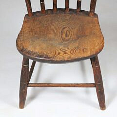 American Child’s Decorated Windsor Thumb-Back Chair, circa 1810
