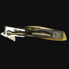 Charlie Sayle Sr. (1908-1998) Miniature Carved Whale Tie Clip