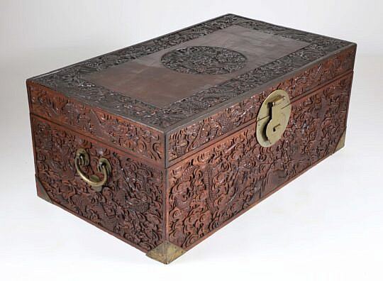 Fine Chinese Export Trunk, 19th Century