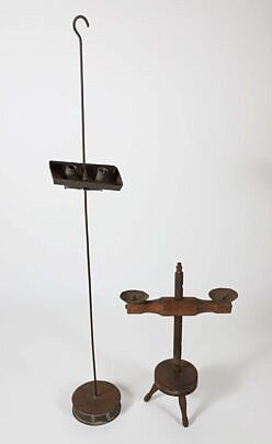 Two Early Nantucket Light Implements