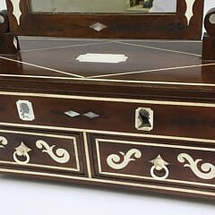 Rare American Sailor Made Dressing Mirror, circa 1840-1860