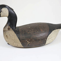 Antique Swimming Canada Goose Decoy