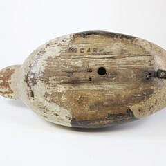 Antique Swimming Canada Goose Decoy