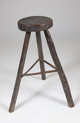 Tri-Leg Cricket Stool, 18th Century