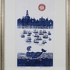 John Lochtefeld (1933-2025) "Quiet Harbor" Limited Edition Artist Proof