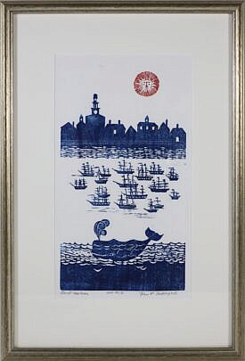 John Lochtefeld (1933-2025) "Quiet Harbor" Limited Edition Artist Proof