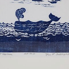John Lochtefeld (1933-2025) “Quiet Harbor” Limited Edition Artist Proof