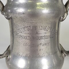 Pair of 1902 Nantucket Golf Links Loving Cup Trophies