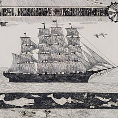 John Lochtefeld (1933-2025) Limited Edition Nantucket Etching “Clipper Ship”