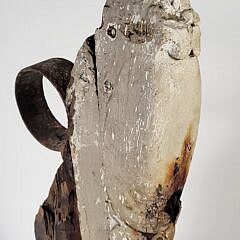 Antique American Nautical Carved Ship’s Billet Head