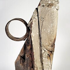 Antique American Nautical Carved Ship’s Billet Head