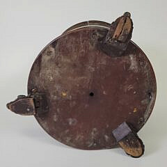 Antique English Regency Brass Bound Mahogany Peat Bucket Planter