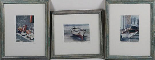 Set of Three Kim Robertson Lithographs