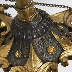 Pair of 2nd Empire Gilt & Patinated Bronze Candelabra in the manner of Barbedienne, circa 1870