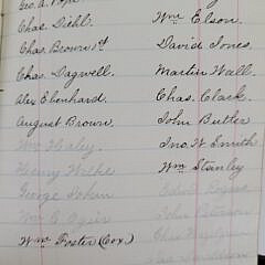 1863 Civil War U.S Navy U.S. Ship Memphis Crew Roster Logbook