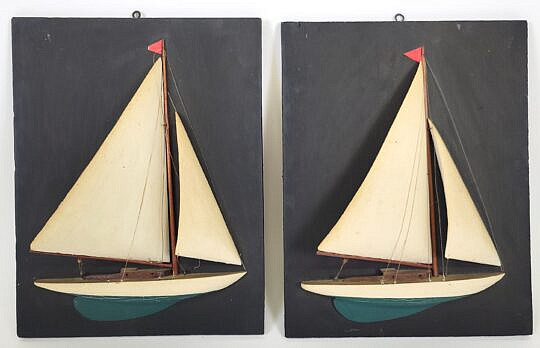 1713-1865 Yacht Half Hulls A
