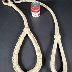 Two World War Two Vintage Sailor Made Fancy Knot Rope Work Pull Handles