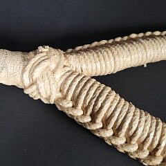 Two World War Two Vintage Sailor Made Fancy Knot Rope Work Pull Handles