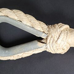 Two World War Two Vintage Sailor Made Fancy Knot Rope Work Pull Handles