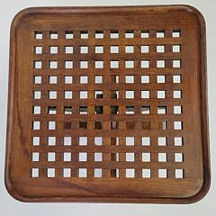 Antique Nautical Teak Yacht Hatch Cover Side Table