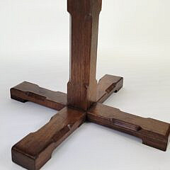 Antique Nautical Teak Yacht Hatch Cover Side Table