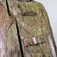Antique Carved and Painted Folk Art Viking Ship’s Figurehead