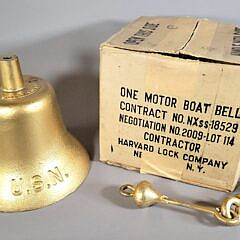 World War Two U.S. Navy Motor Boat Ship Bell