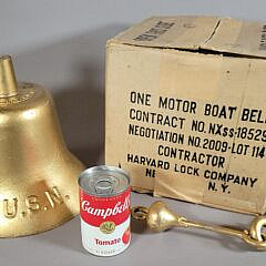 World War Two U.S. Navy Motor Boat Ship Bell