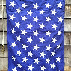Vintage 50 Star U.S. Navy Union Jack Ship Flag