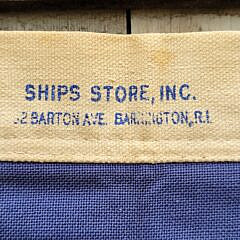 Vintage Cotton Yacht Club Commodore Nautical Commander Flag