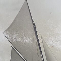 Antique 1903 James Burton Photograph of America’s Cup Racing Yacht Reliance