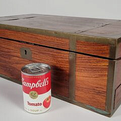 Antique Chinese Export Camphorwood Sea Captain’s Folding Lap Desk