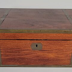 Antique Chinese Export Camphorwood Sea Captain’s Folding Lap Desk
