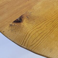 Scarce Large Antique English Pine Cricket Table