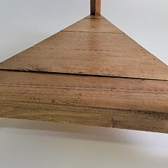 Scarce Large Antique English Pine Cricket Table