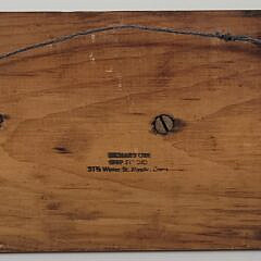 Vintage Richard Orr Folk Art Carved Right Whale Plaque