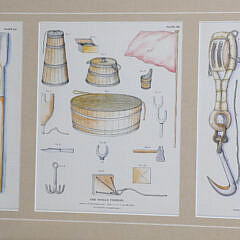 Three Maritime “Knots” Framed Triptychs