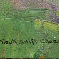 Frank Swift Chase Oil on Panel “An Island Garden”