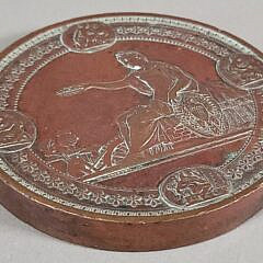 Large Bronze 1876 Philadelphia International Exhibition Commemorative Medal