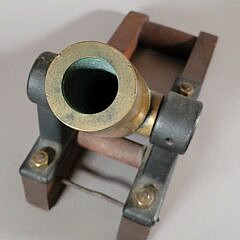 Antique Bronze Nautical Signal Salute Yacht Cannon