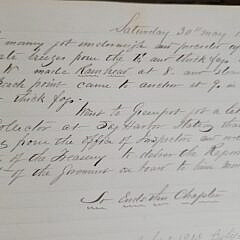1872 Ship Logbook Journal Of The U.S. Revenue Cutter Sloop Report