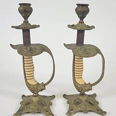 1834-1865 Sword Candlesticks A
