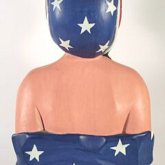 Vintage Folk Art All American Lady Nautical Ship’s Figurehead Style Carving