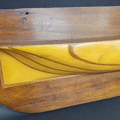 Antique 19th. Century Nautical Ship Builder’s Half Hull Model